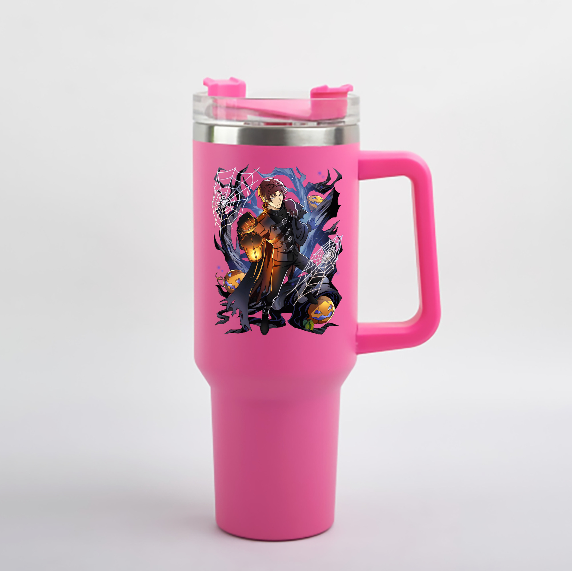 （画像用） 文豪ストレイドッグス Bungo Stray Dogs 1200mL車用タンブラー - クリスタルステッカー（プラスチックストロー付き）